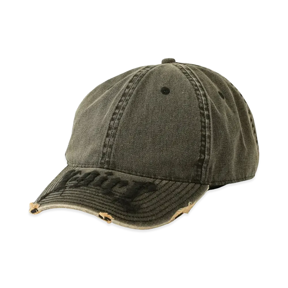 X-Girl Women's Gothic Logo 6Panel Cap "Black"