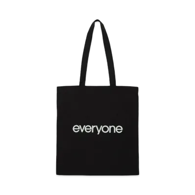 everyone Nylon Logo Tote Bag "Black"
