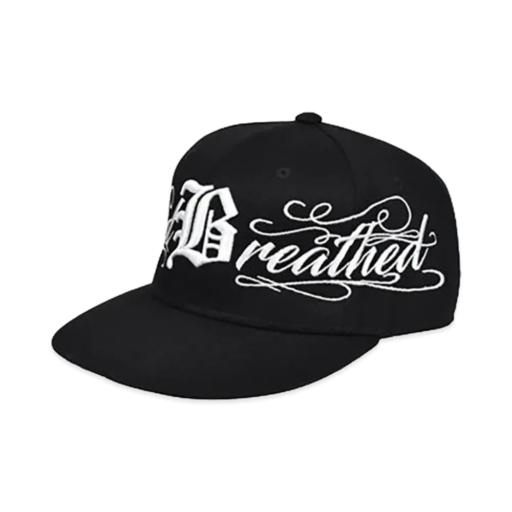BREATH x STUDIO 33 6 Panel Snapback Cap "Black"