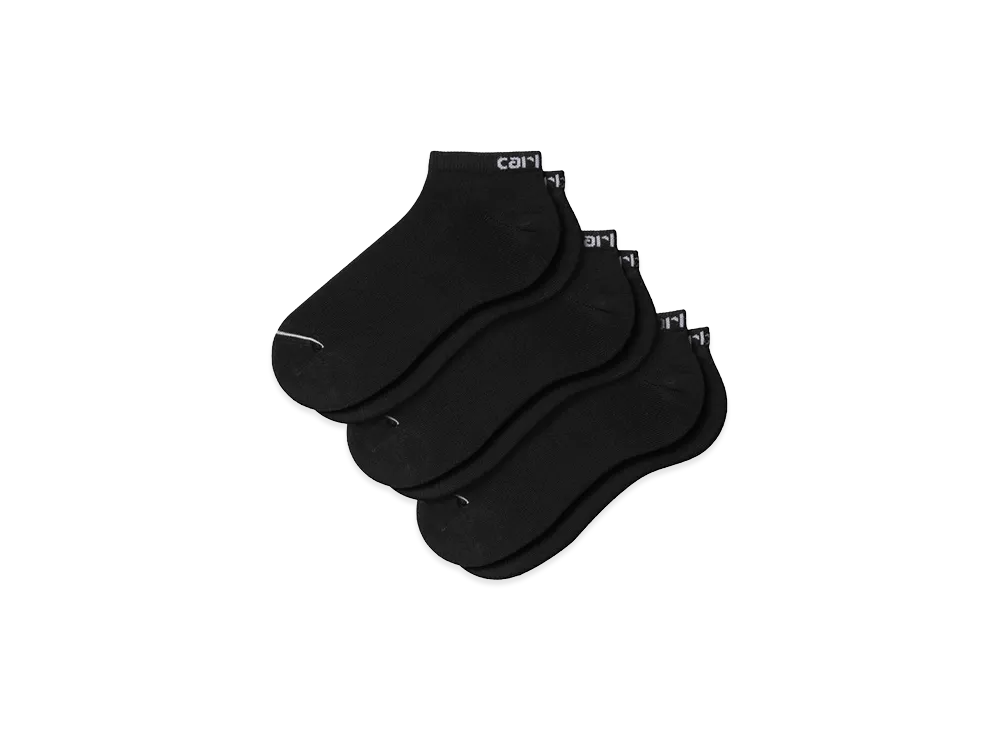 Carhartt WIP Script Sneakers Socks "Black/White"