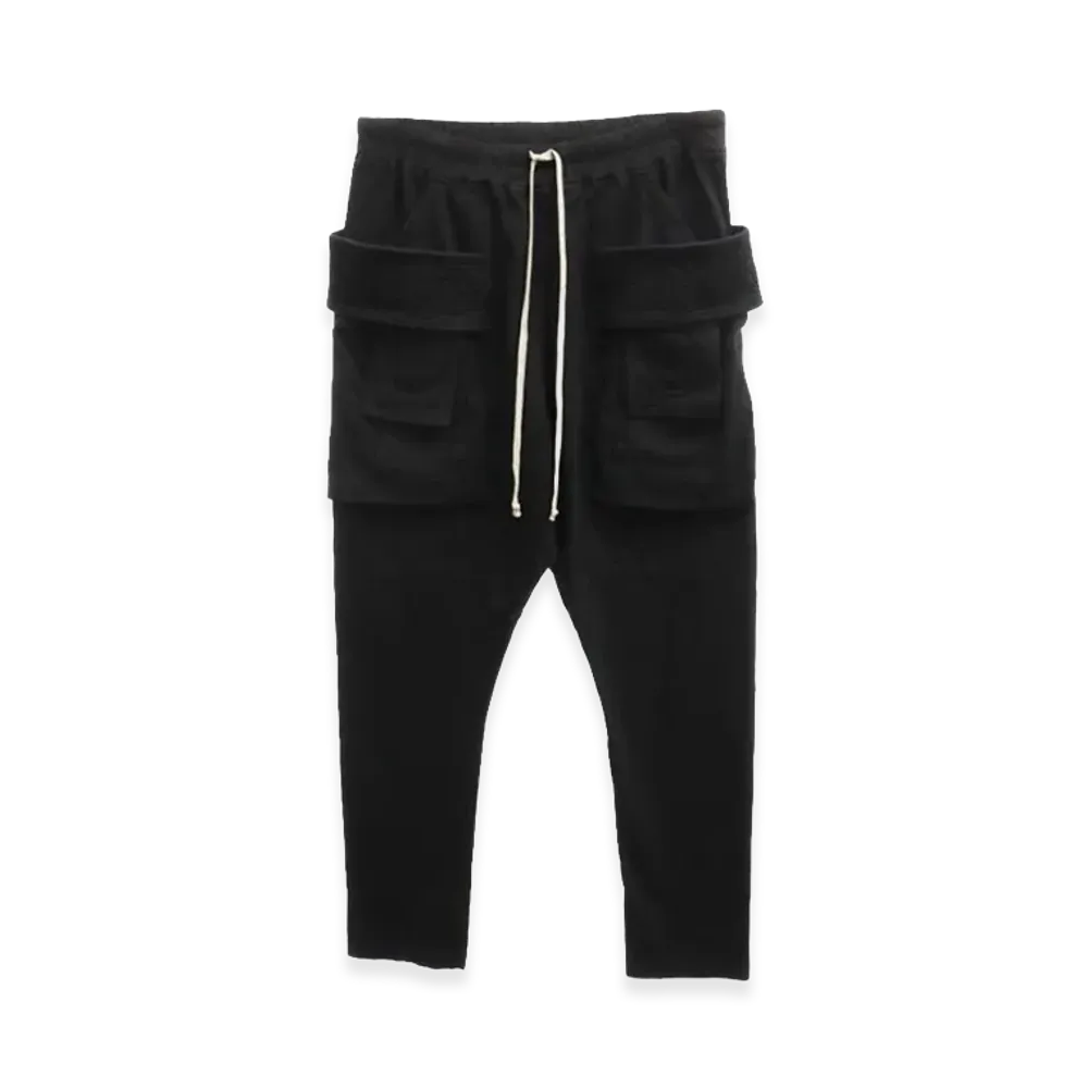 Rick Owens DRKSHDW Creatch Cargo Pants "Black"