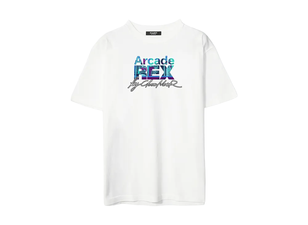 Arcade REX by ChroNoiR \ Arcade REX Key Visual S/S T-SHIRT "WHITE"
