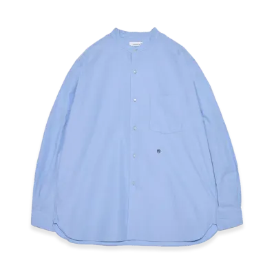 nanamica Band Collar Wind Shirt "Sax"