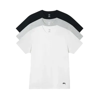 Stussy Undershirt Multi 3 Pack "Multi"