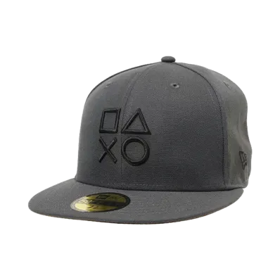 NEW ERA x PlayStation 59FIFTY Shapes Logo "Dark Graphite"