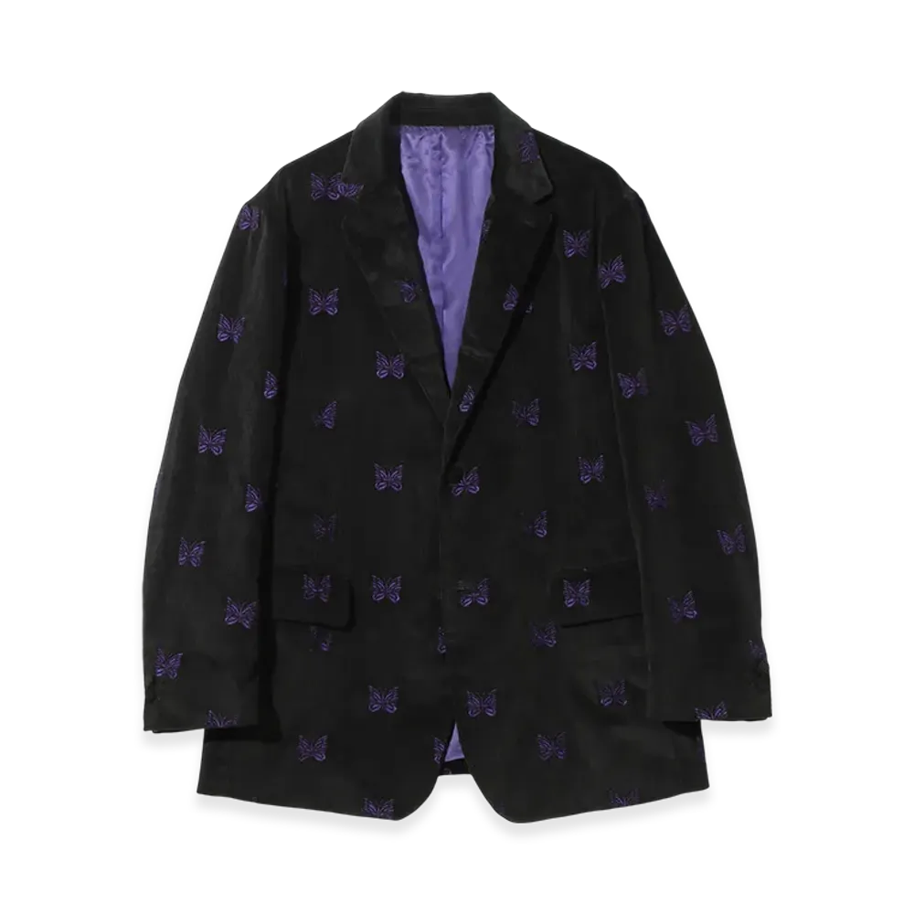 NEEDLES 3B Jacket - Papillon Emb. Corduroy "Black"
