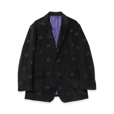 NEEDLES 3B Jacket - Papillon Emb. Corduroy "Black"