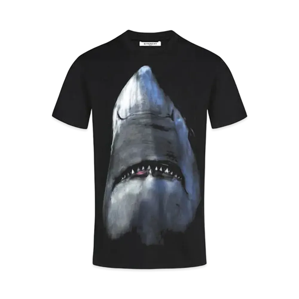 Givenchy Shark Print Tee "Black"