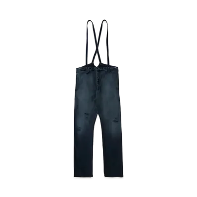 visvim TRAVAILLER BRACES PANTS (MOLESKIN) "Dk.Indigo"