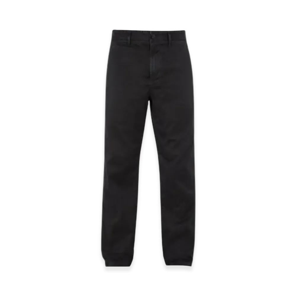 Stone Island 323L1 Garment Dyed Broken Twill Cotton Chino Pants - 23FW "Black"