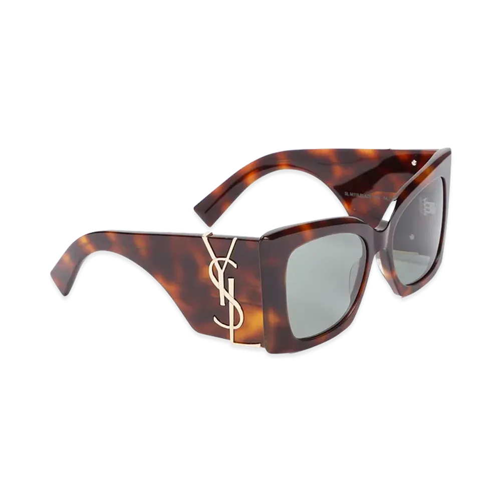 Saint Laurent Women's 'Sl M119 Blaze' Sunglasses "Brown"