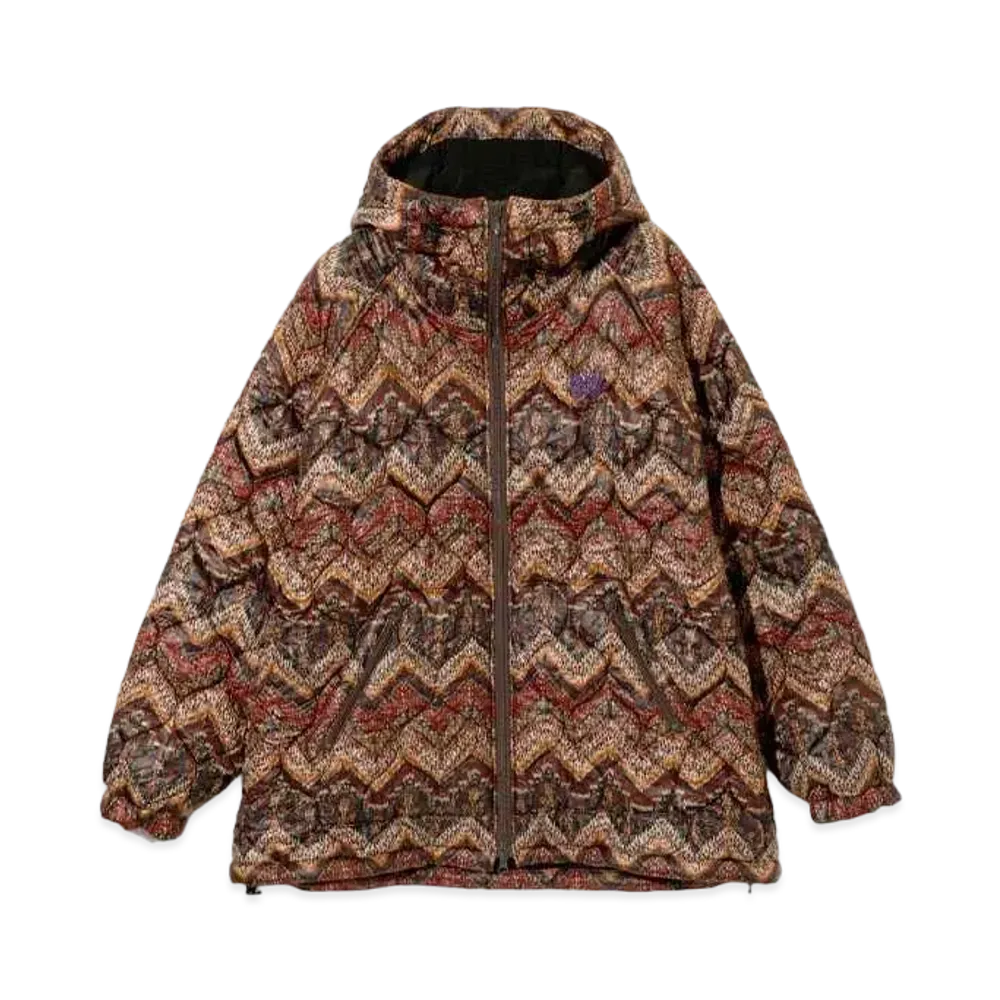 Needles Jog Hoody - Quilted Poly Cloth "Brown"