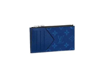 Louis Vuitton Coin Card Holder Taigarama "Cobalt"
