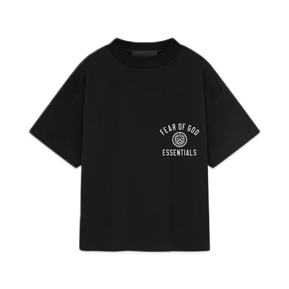 FEAR OF GOD Essentials Women's Tri-Blend Crewneck Tee "Black"