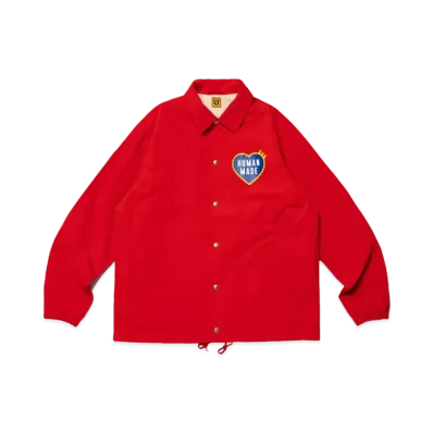 HUMAN MADE Coach Jacket "Red"