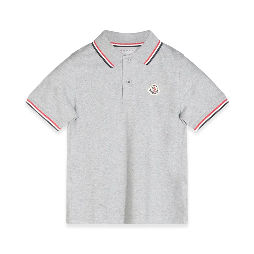 MONCLER Kids Polos "Grey"