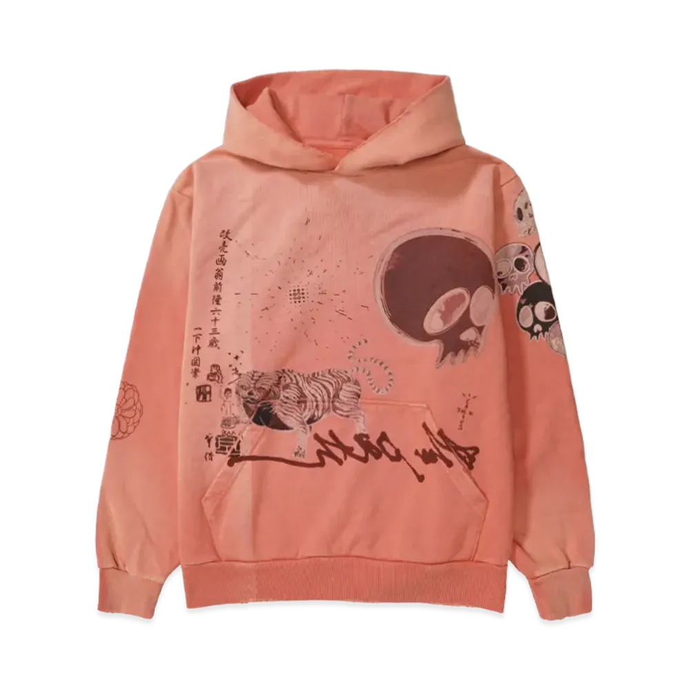 Travis Scott Cactus Jack x Takashi Murakami The Path Hoodie "Pink"