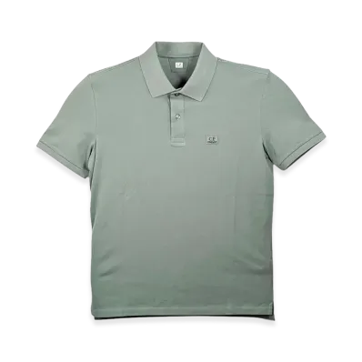 C.P. Company Stretch Piquet Short Sleeve Polo "Laurel"