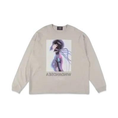 WIND AND SEA x Ghost In The Shell Sac_2045 Reflection L/S T Shirt "Gray"