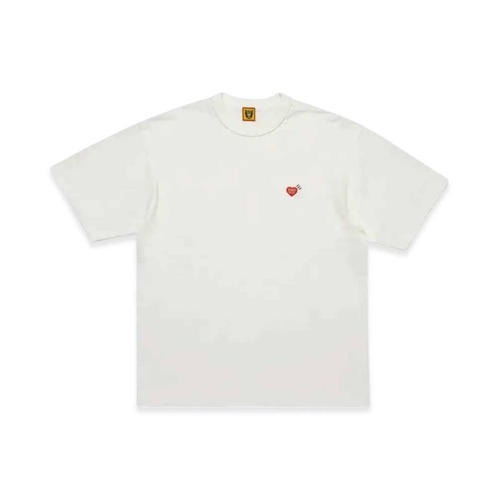 HUMAN MADE Heart Badge T-Shirt Offline Store Exclusive "White"