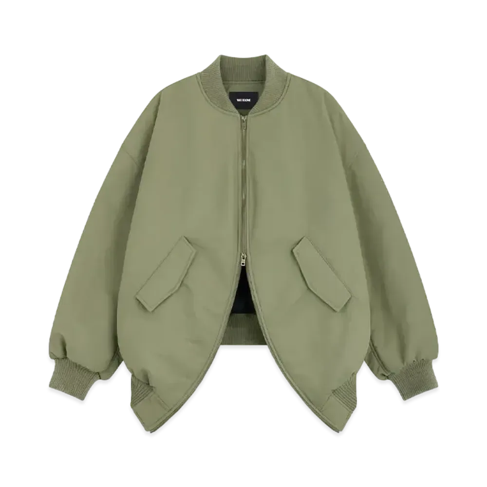 WE11DONE Two-way Bomber Jacket "Khaki"