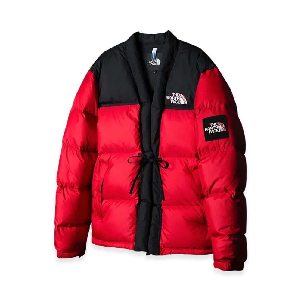 The North Face x Sashiko Gals Nuptse Hanten Sashiko Jacket "Red"