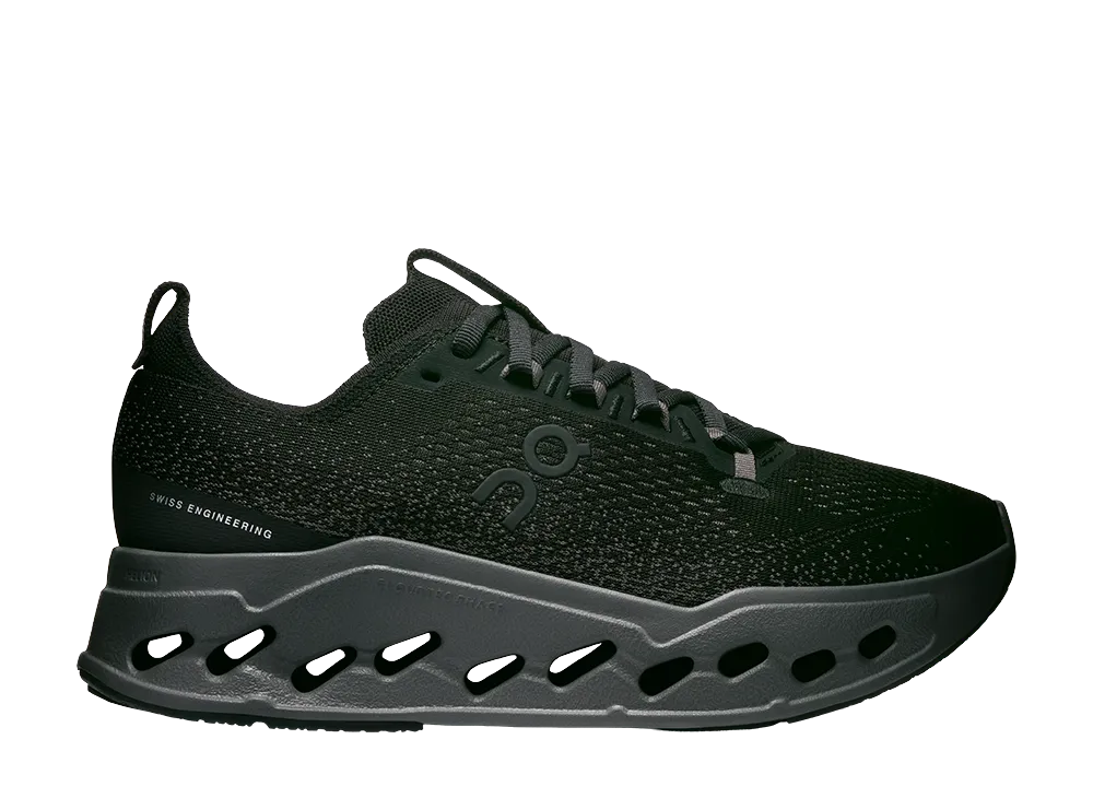 On Women's Cloudsurfer Max Wide "Black/Eclipse"