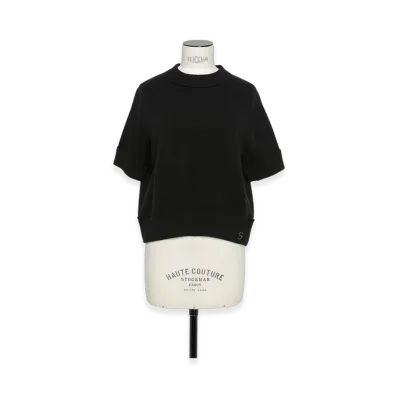 sacai S Wool Knit Pullover "Black"