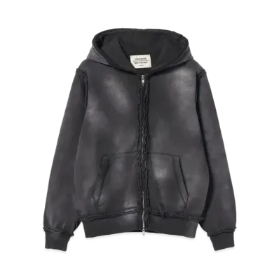 BEAMS FUTURE ARCHIVE / Fade Inside Out Zip Up Hoodie "Black"