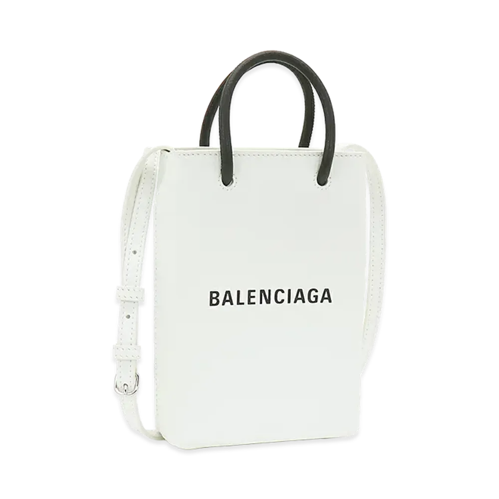 BALENCIAGA Handbag (with shoulder strap) "Blanc"