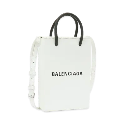 BALENCIAGA Handbag (with shoulder strap) "Blanc"