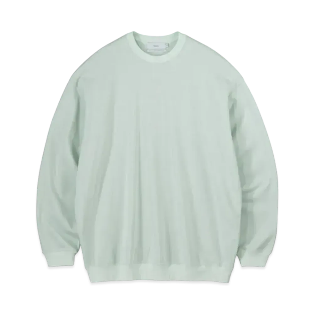 Graphpaper High Gauge Soft Terry Crew Neck "Pale Green"