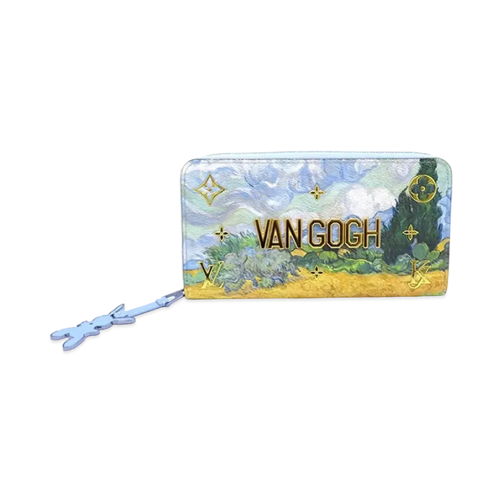 Louis Vuitton x Jeff Koons Zippy Wallet Van Gogh Monogram Celty Masters Collection