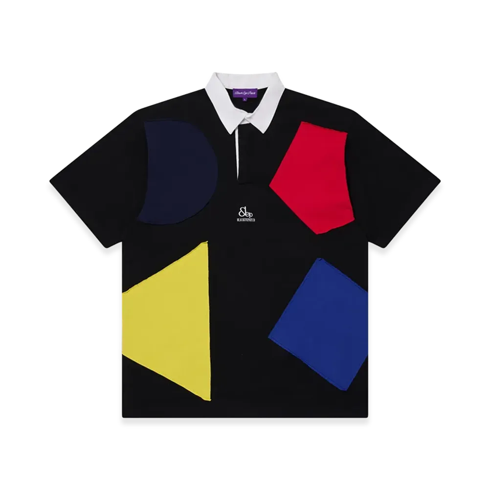 BlackEyePatch Geometric Dial Rugby Shirt "Black"