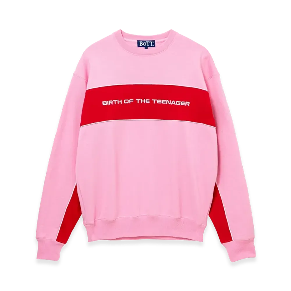 BoTT Paneled Crewneck "Pink"