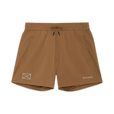 MLVINCE LIMONTA CLASSIC LOGO SHORTS "BROWN"