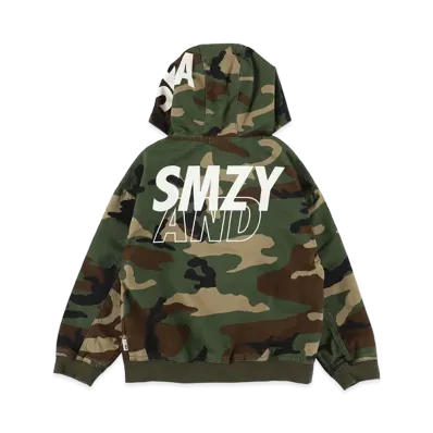 WIND AND SEA x SMOOTHY Kids Duck Jacket "Camo"
