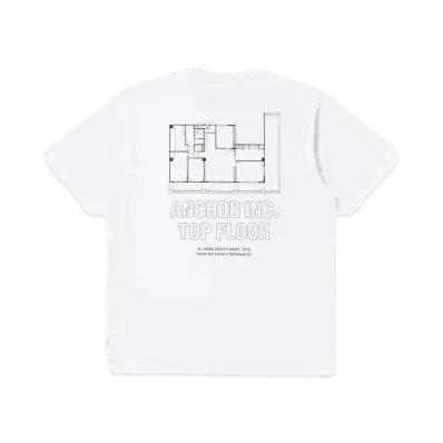 Mercedes Anchor Inc. TOP FLOOR Tee "White"