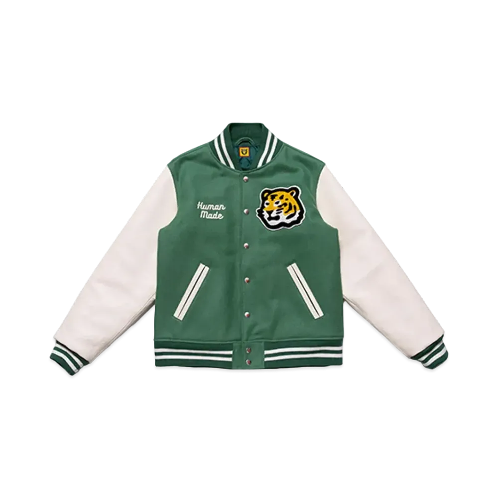 HUMAN MADE VARSITY JACKET "Green"