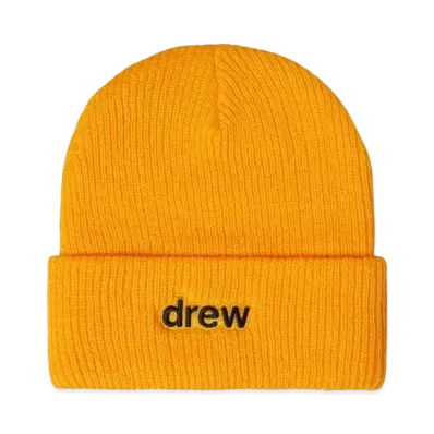 drew house Secret Soft Rib Beanie "Golden Yellow"