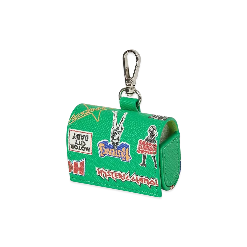 HYSTERIC GLAMOUR Women's Rock City Airpods Pro Case "Green"