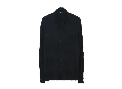Yohji Yamamoto Y's VERTICAL WRINKLE WRINKLE PROCESSING JACKET "Black"