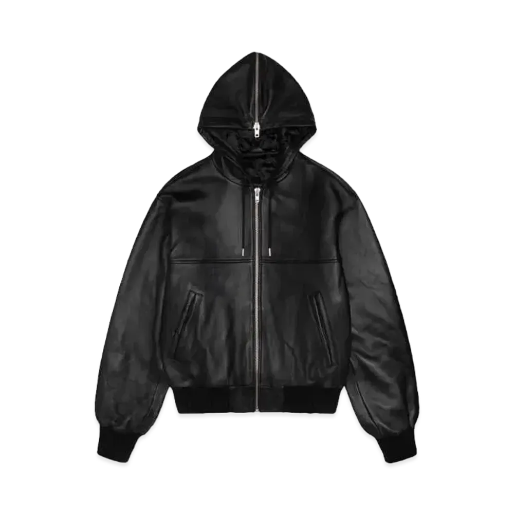 Stussy SS Link Leather Bomber "Black"