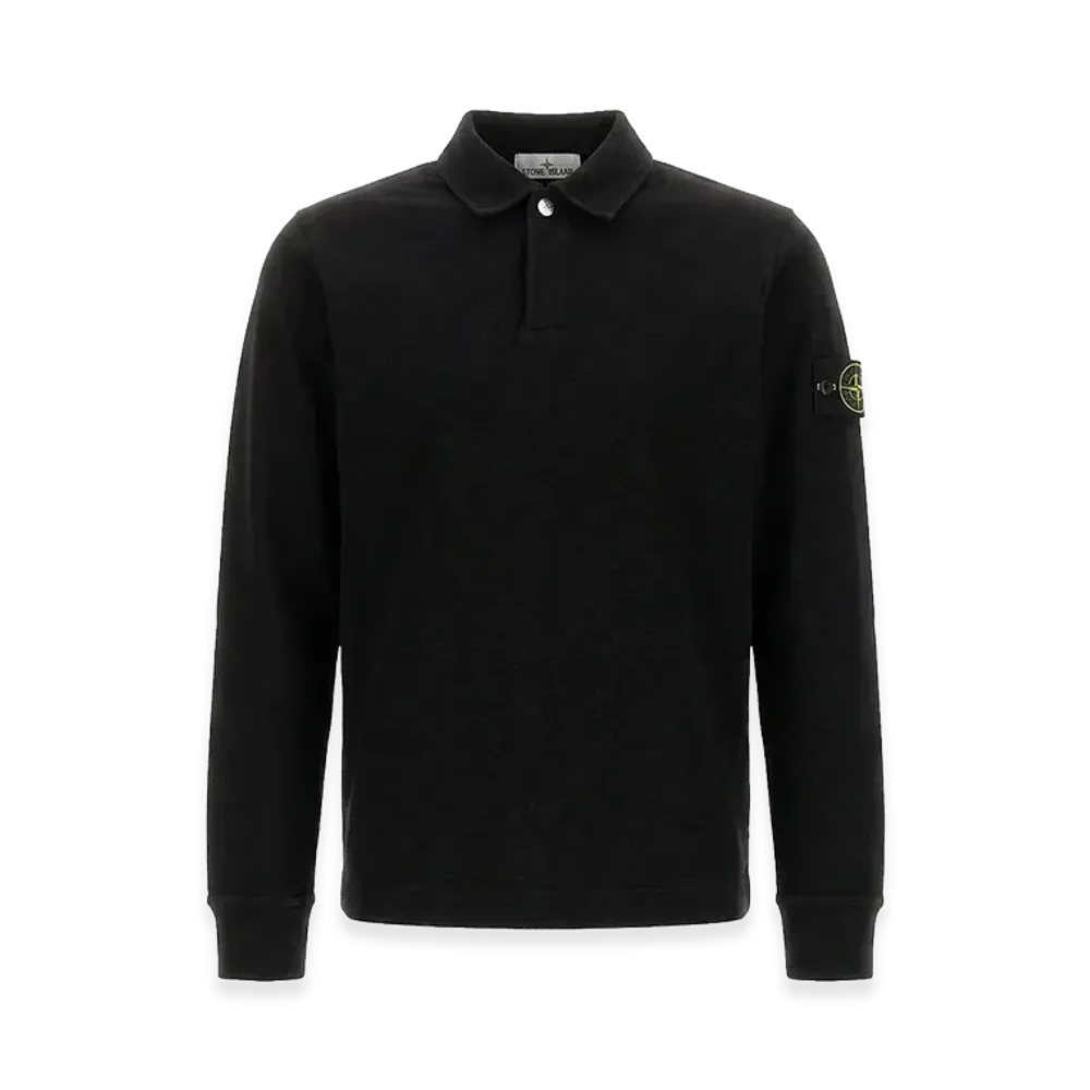 Stone Island Cotton Vanise Polo Shirt "Black"