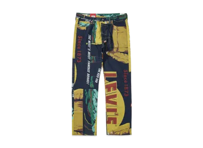 LEVI'S 150th Anniversary Banner Print Model Limited Edition 501 Jeans "Dark Indigo"
