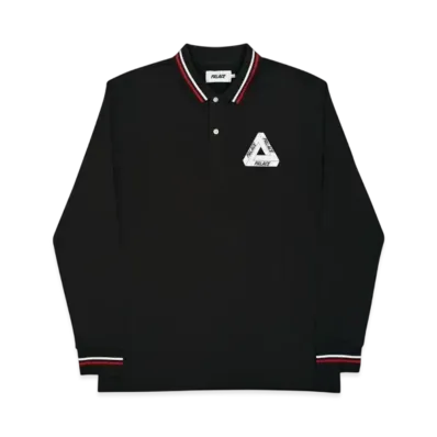 PALACE Tri Polo Longsleeve "Black"