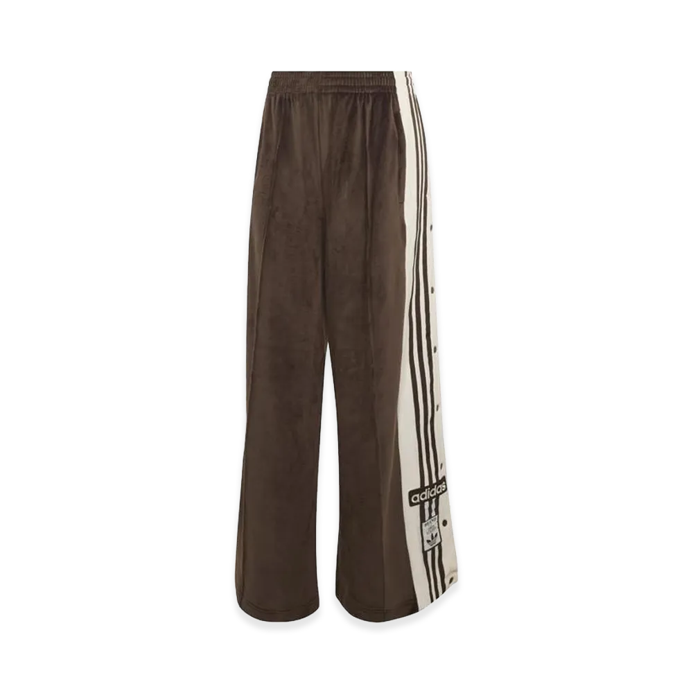 adidas ADIBREAK Velour Track Pants "Dark Brown"