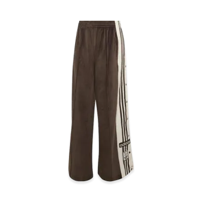 adidas ADIBREAK Velour Track Pants "Dark Brown"