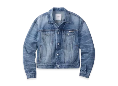 Calvin Klein x Jung Kook of BTS 90s Denim Trucker Jacket "Rebel Blue"