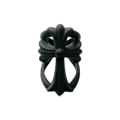 Chrome Hearts Infinity CH Cross Rubber Ring "Black"